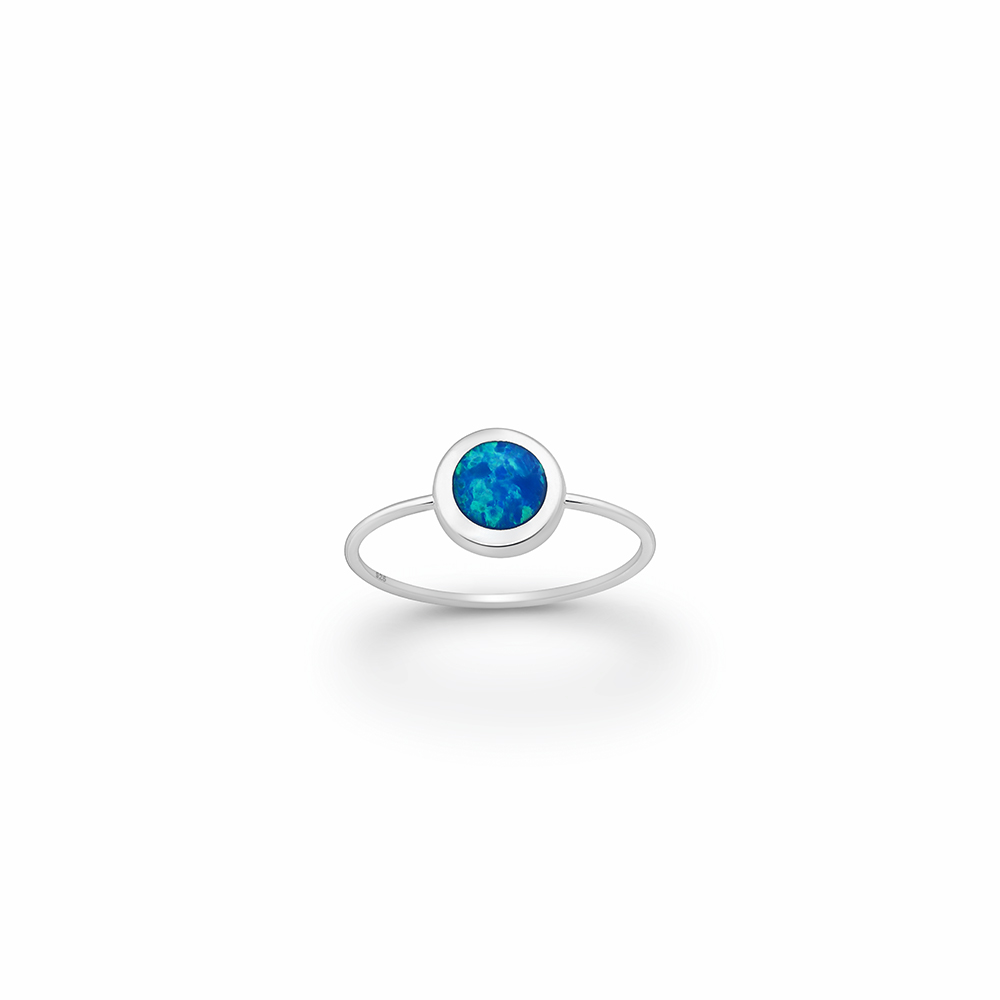 Blue Opal Ring