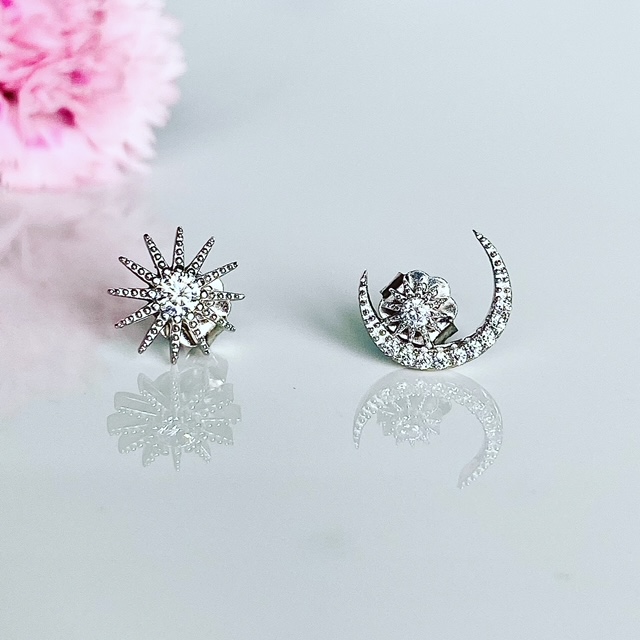Moon & Star Earrings