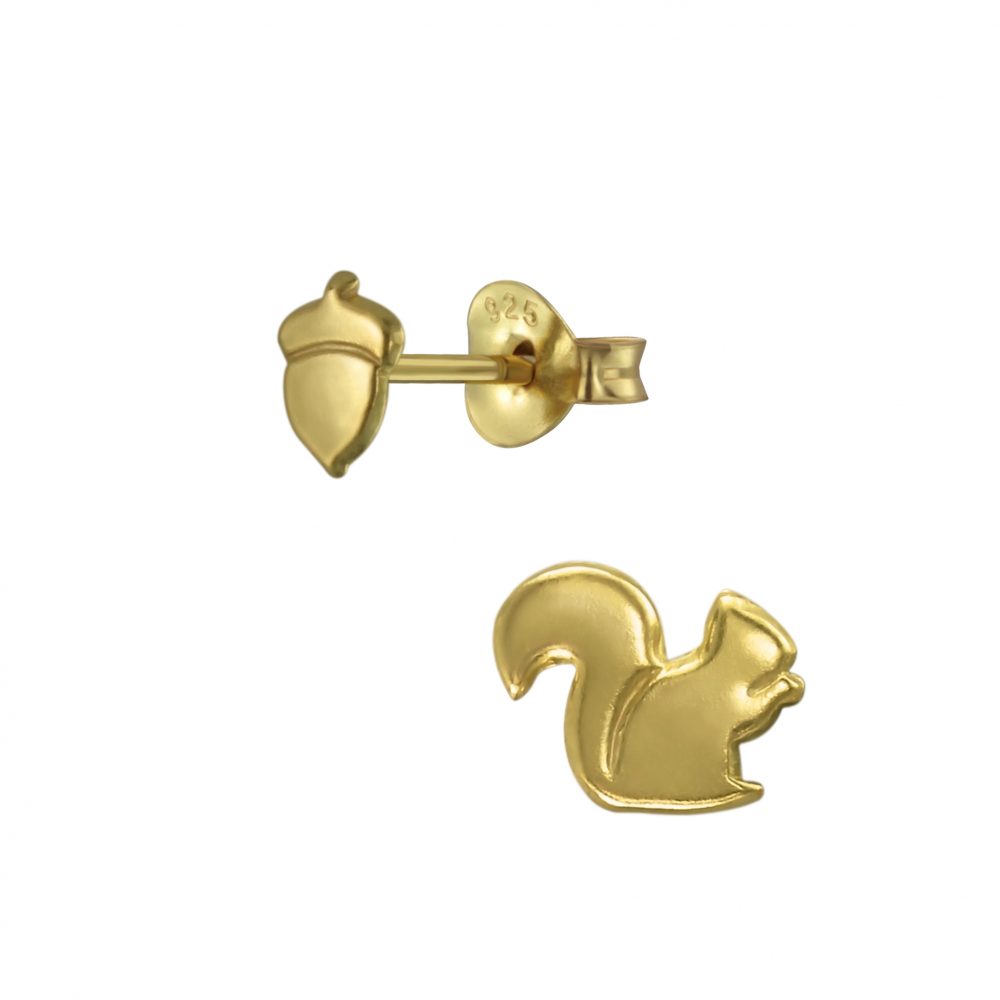 Squirrel Stud Earring