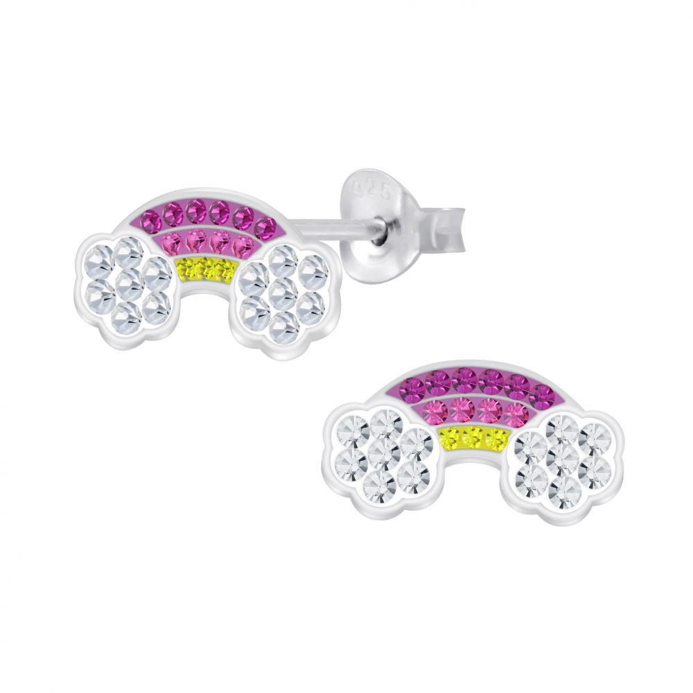 Rainbow Stud Earrings