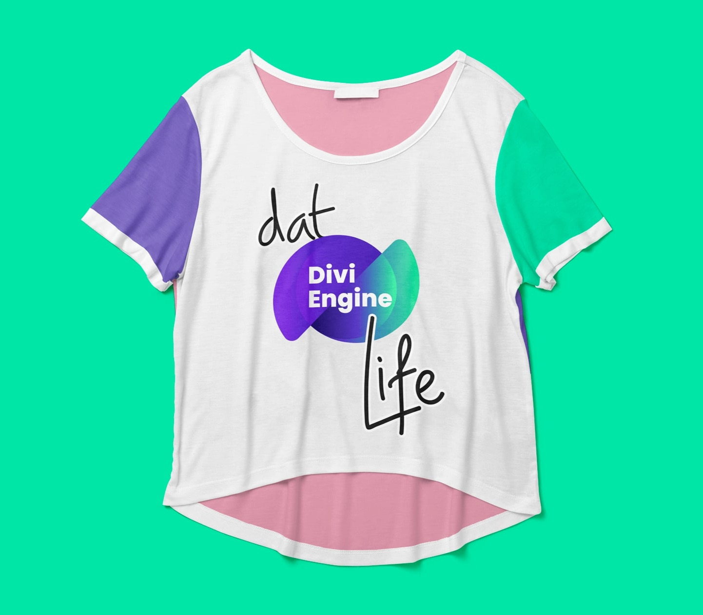 Dat Divi Engine Life Crop-top (3-Tone) 1