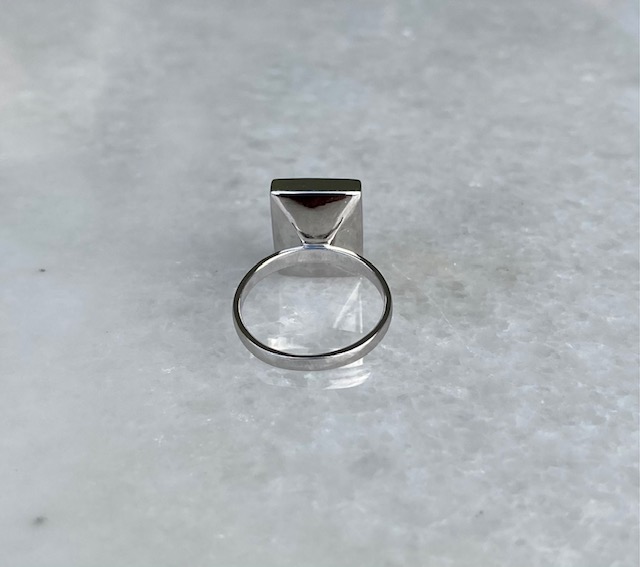 Emerald Cut Ring - Emerald