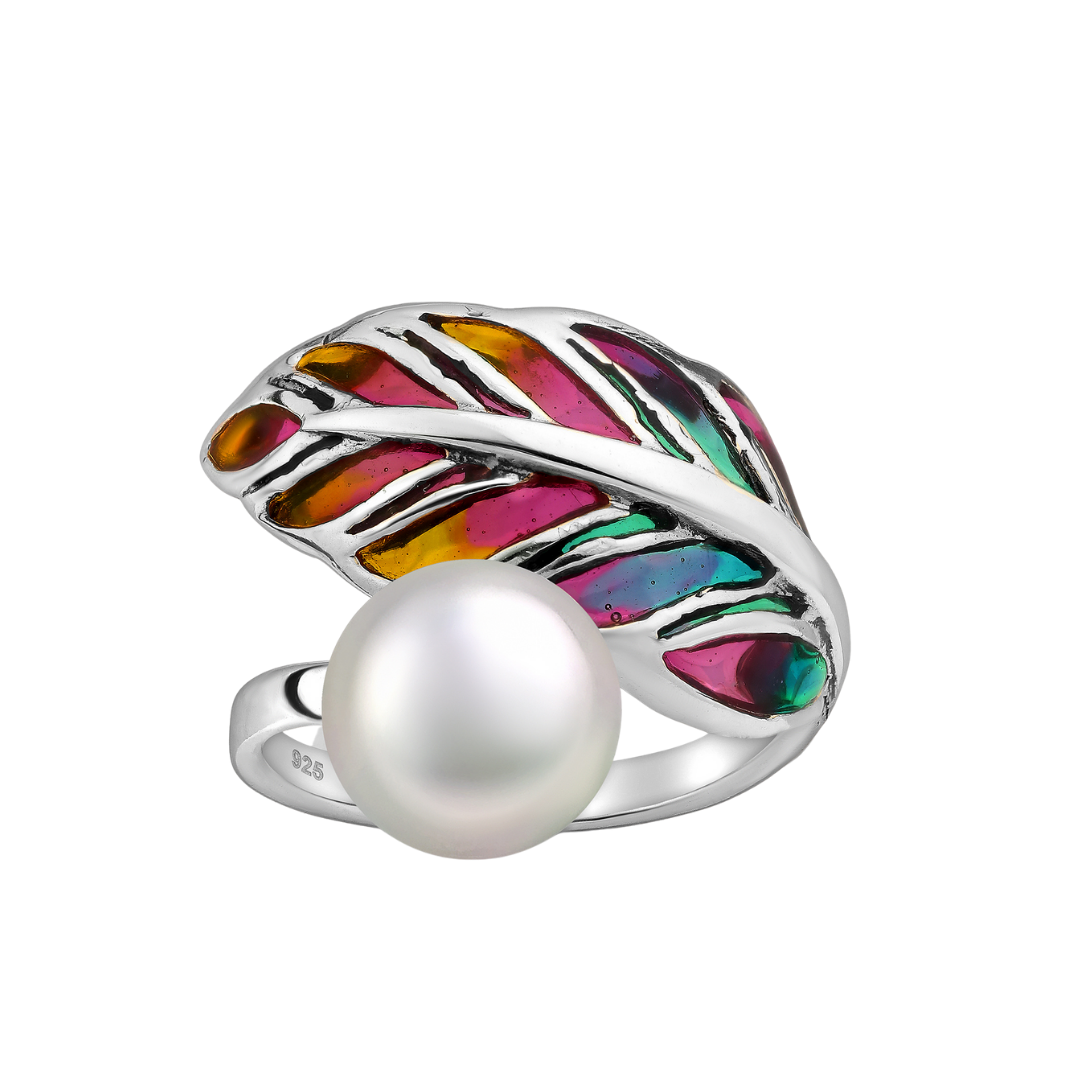 Pearl Leaf Ring